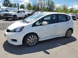 Salvage cars for sale at Portland, OR auction: 2013 Honda FIT Sport