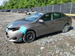 Salvage cars for sale at Waldorf, MD auction: 2017 Toyota Corolla L