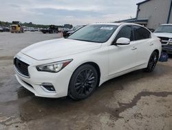 Salvage cars for sale at Memphis, TN auction: 2018 Infiniti Q50 Luxe