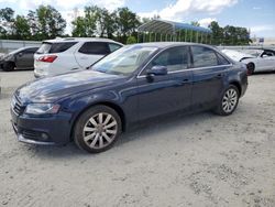 Salvage cars for sale at Spartanburg, SC auction: 2011 Audi A4 Premium Plus