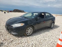 Salvage cars for sale from Copart Temple, TX: 2015 Dodge Dart SE