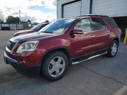 Salvage cars for sale from Copart Nampa, ID: 2007 GMC Acadia SLT-2