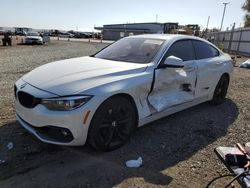 Carros salvage a la venta en subasta: 2018 BMW 430I Gran Coupe