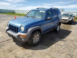 Salvage cars for sale at Mcfarland, WI auction: 2004 Jeep Liberty Sport