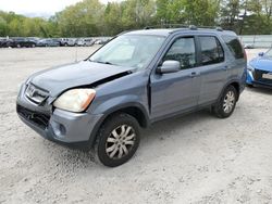 Salvage cars for sale at North Billerica, MA auction: 2005 Honda CR-V SE