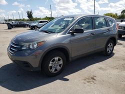 Salvage cars for sale at Miami, FL auction: 2014 Honda CR-V LX