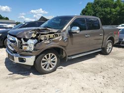 Salvage cars for sale at Midway, FL auction: 2016 Ford F150 Supercrew