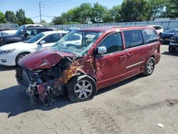 Salvage cars for sale at Moraine, OH auction: 2012 Chrysler Town & Country Touring L