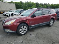 Salvage cars for sale at Exeter, RI auction: 2011 Subaru Outback 2.5I Premium