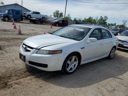 Salvage cars for sale from Copart Pekin, IL: 2005 Acura TL
