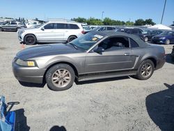 Salvage cars for sale at Sacramento, CA auction: 2002 Ford Mustang