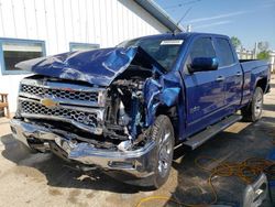 Salvage cars for sale at Pekin, IL auction: 2015 Chevrolet Silverado K1500 LTZ