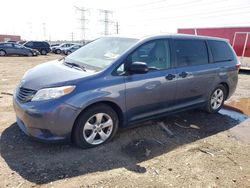 Salvage cars for sale from Copart Elgin, IL: 2017 Toyota Sienna