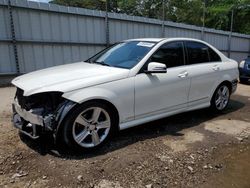 Salvage cars for sale at Austell, GA auction: 2010 Mercedes-Benz C300