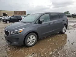 Vehiculos salvage en venta de Copart Kansas City, KS: 2017 KIA Sedona LX