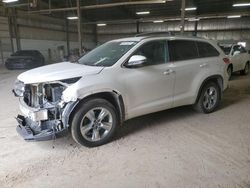 Salvage cars for sale at Des Moines, IA auction: 2018 Toyota Highlander Limited