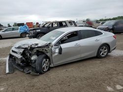 Salvage cars for sale at Indianapolis, IN auction: 2017 Chevrolet Malibu LS