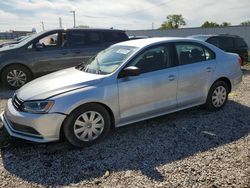 Salvage cars for sale at Franklin, WI auction: 2015 Volkswagen Jetta Base