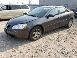 Salvage cars for sale from Copart Appleton, WI: 2006 Pontiac G6 SE1