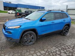 Salvage cars for sale at Woodhaven, MI auction: 2018 Jeep Cherokee Limited