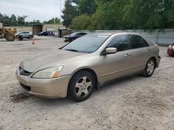 Salvage cars for sale at Knightdale, NC auction: 2003 Honda Accord LX