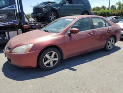 Salvage cars for sale at auction: 2004 Honda Accord EX
