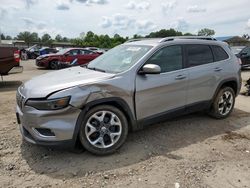 Salvage cars for sale at Florence, MS auction: 2019 Jeep Cherokee Limited