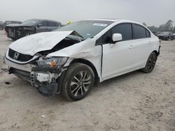 Salvage cars for sale at Houston, TX auction: 2013 Honda Civic EX