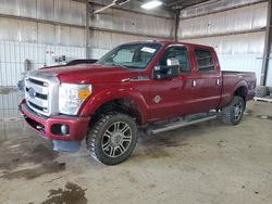 Salvage trucks for sale at Des Moines, IA auction: 2015 Ford F350 Super Duty