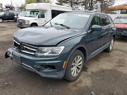 Salvage cars for sale at New Britain, CT auction: 2018 Volkswagen Tiguan SE