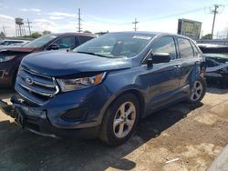 Salvage cars for sale at Dyer, IN auction: 2018 Ford Edge SE