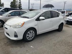 Salvage cars for sale from Copart Rancho Cucamonga, CA: 2012 Toyota Prius C