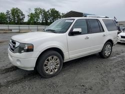 Salvage cars for sale from Copart Spartanburg, SC: 2012 Ford Expedition Limited