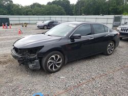 Salvage cars for sale at Augusta, GA auction: 2017 Honda Accord EX