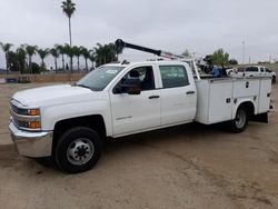 Salvage trucks for sale at Colton, CA auction: 2016 Chevrolet Silverado K3500