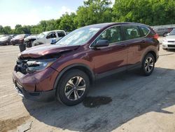 Salvage cars for sale from Copart Ellwood City, PA: 2018 Honda CR-V LX