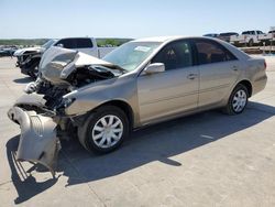 Salvage cars for sale from Copart Grand Prairie, TX: 2005 Toyota Camry LE
