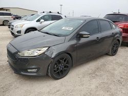Salvage cars for sale from Copart Temple, TX: 2016 Ford Focus SE