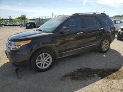 Salvage cars for sale at Dyer, IN auction: 2014 Ford Explorer XLT