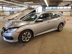 Salvage cars for sale at Wheeling, IL auction: 2017 Honda Civic LX