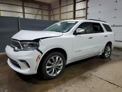 Salvage cars for sale from Copart Columbia Station, OH: 2022 Dodge Durango Citadel