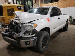 Salvage trucks for sale at Anchorage, AK auction: 2014 Toyota Tundra Double Cab SR/SR5