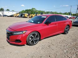 Honda salvage cars for sale: 2021 Honda Accord Sport