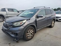 Salvage cars for sale at Grand Prairie, TX auction: 2016 Honda CR-V EXL