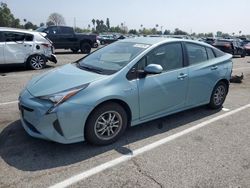 Salvage cars for sale from Copart Van Nuys, CA: 2016 Toyota Prius