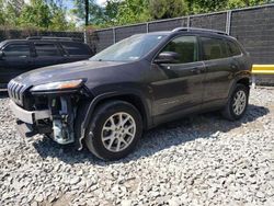 Salvage cars for sale at Waldorf, MD auction: 2018 Jeep Cherokee Latitude Plus