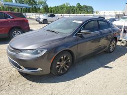Salvage cars for sale at Spartanburg, SC auction: 2016 Chrysler 200 Limited