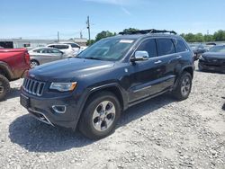 Jeep Grand Cherokee Overland salvage cars for sale: 2015 Jeep Grand Cherokee Overland
