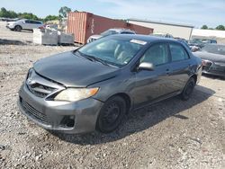 Salvage cars for sale at Hueytown, AL auction: 2011 Toyota Corolla Base
