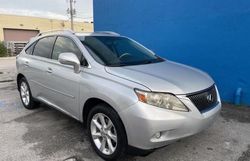 Salvage cars for sale from Copart Homestead, FL: 2010 Lexus RX 350